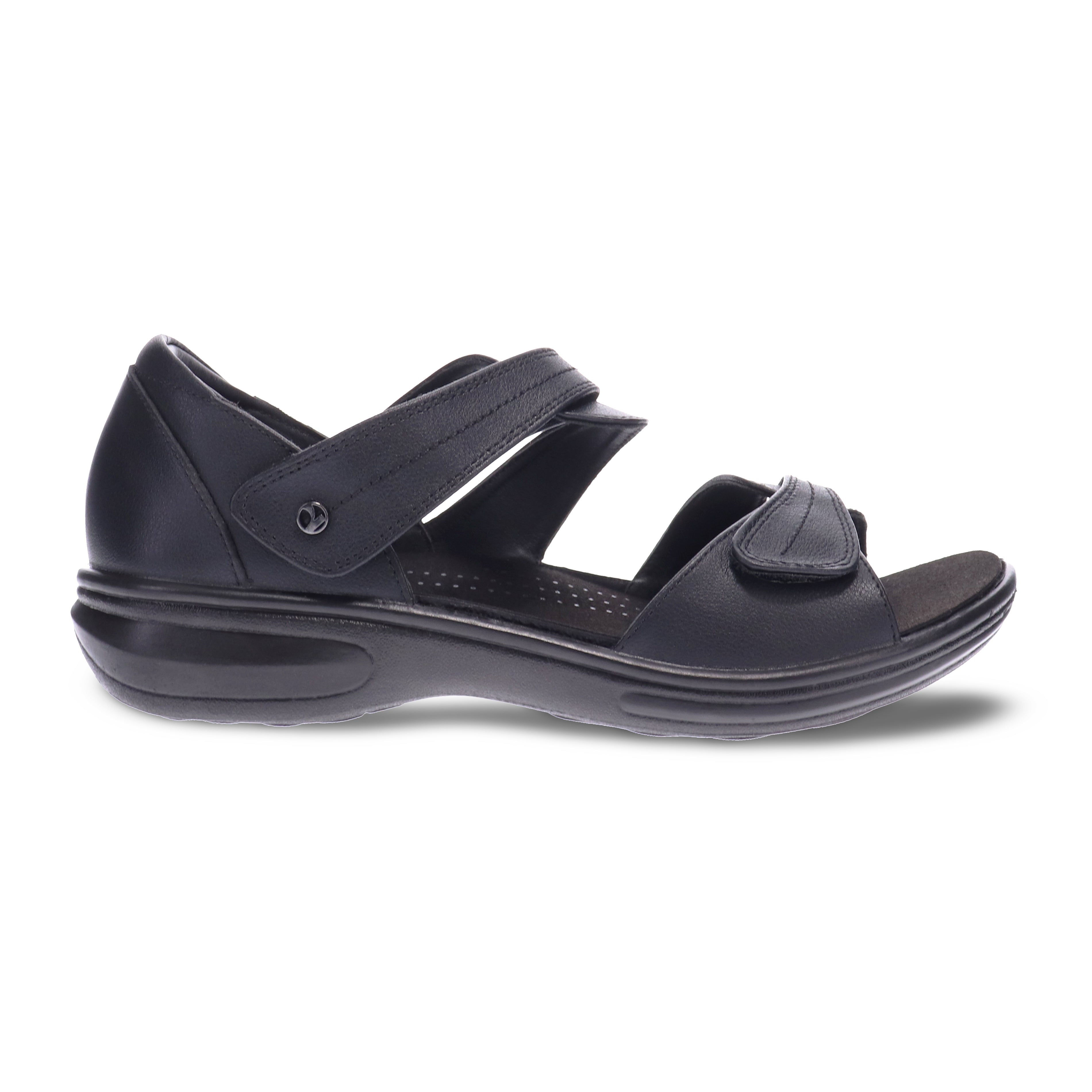 Revere Geneva - Black - dames sandaal