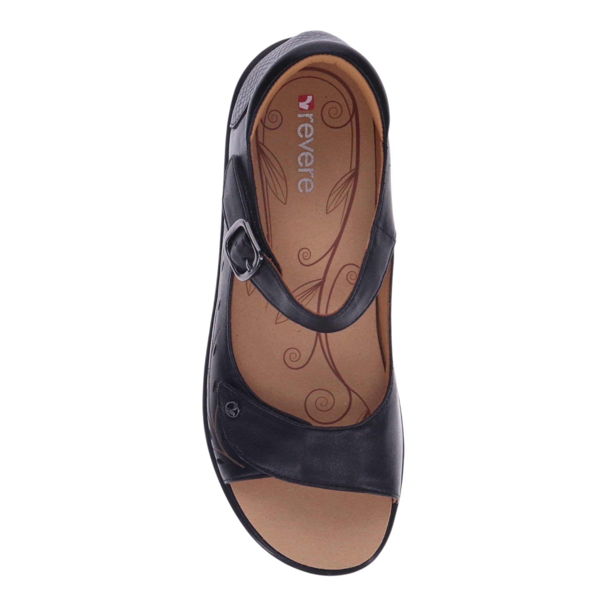 Revere Lagos - Black - dames sandaal