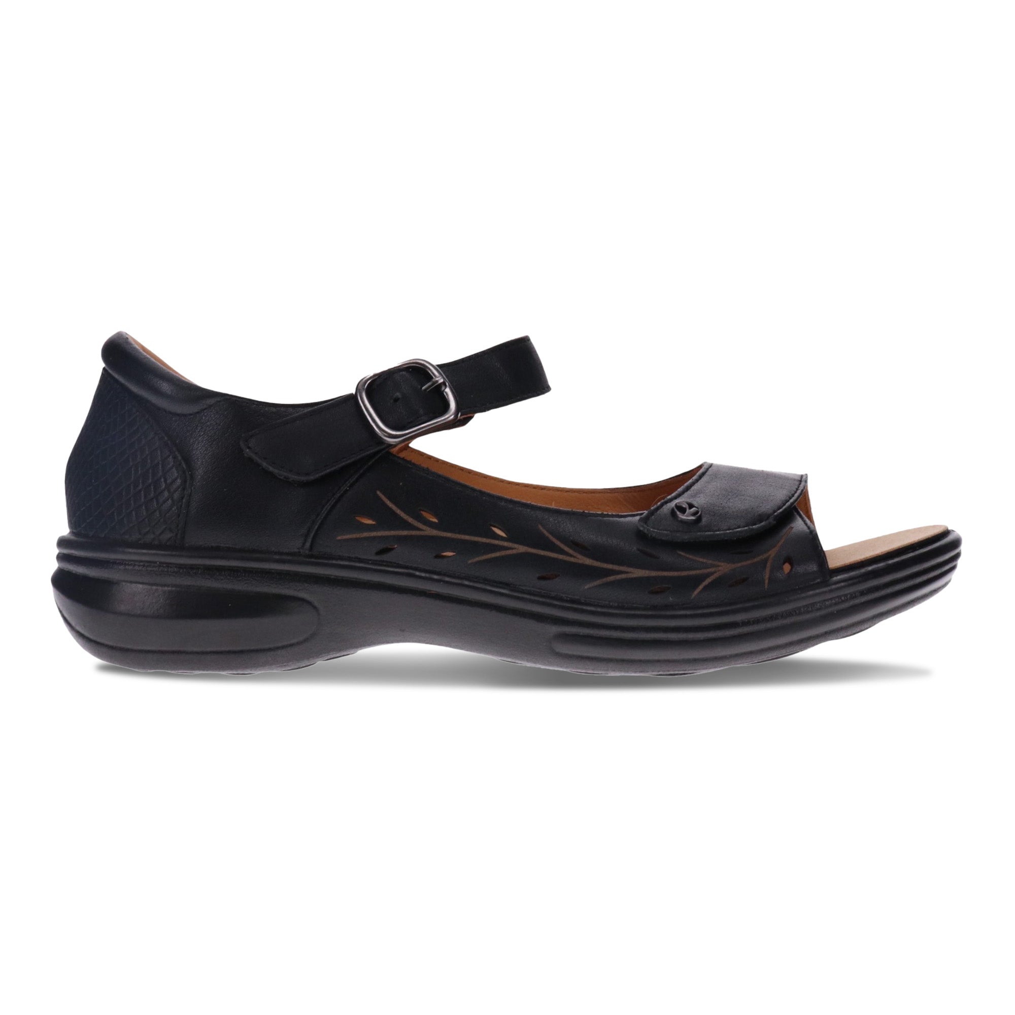 Revere Lagos - Black - dames sandaal