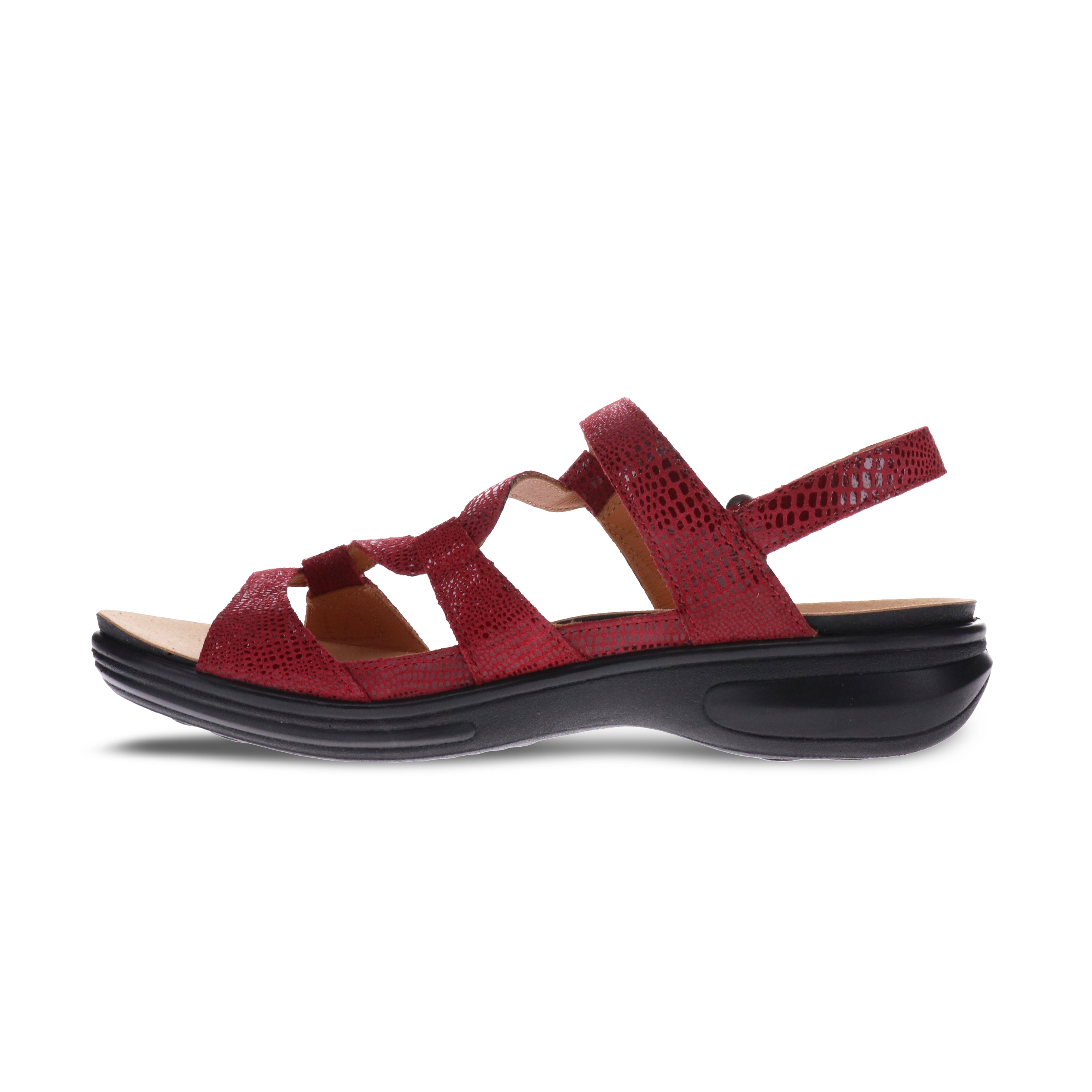 Revere Emerald - Cherry Lizard - dames sandaal
