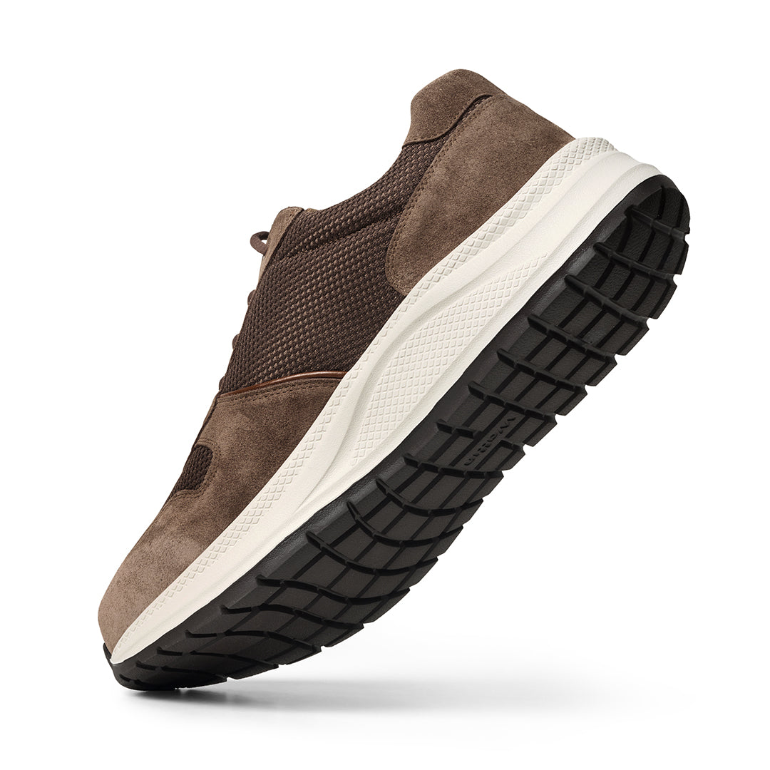Wallin Noah Mover - mesh/suede bruin - heren sneakers