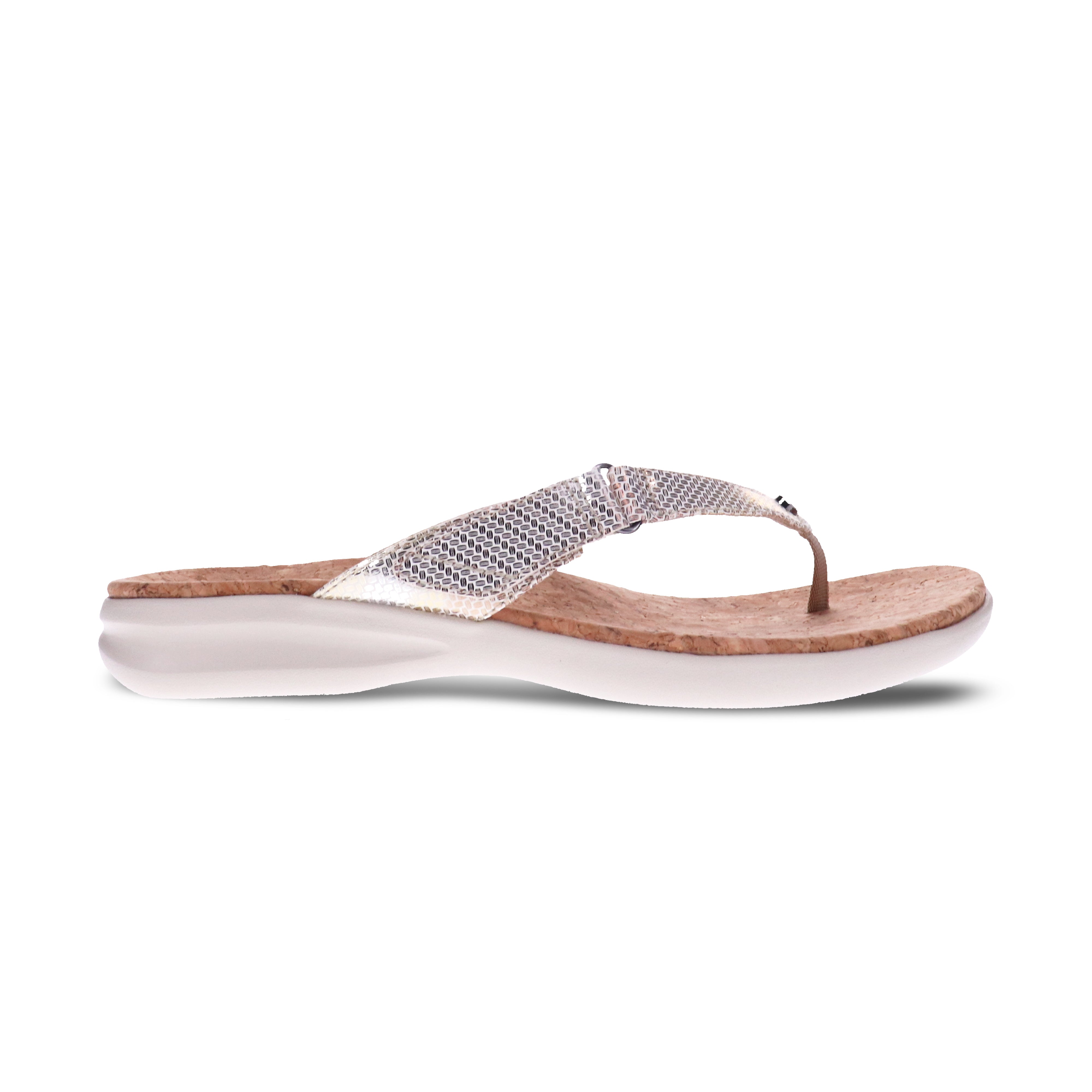 Revere Napoli - Metallic Interest - dames teenslipper
