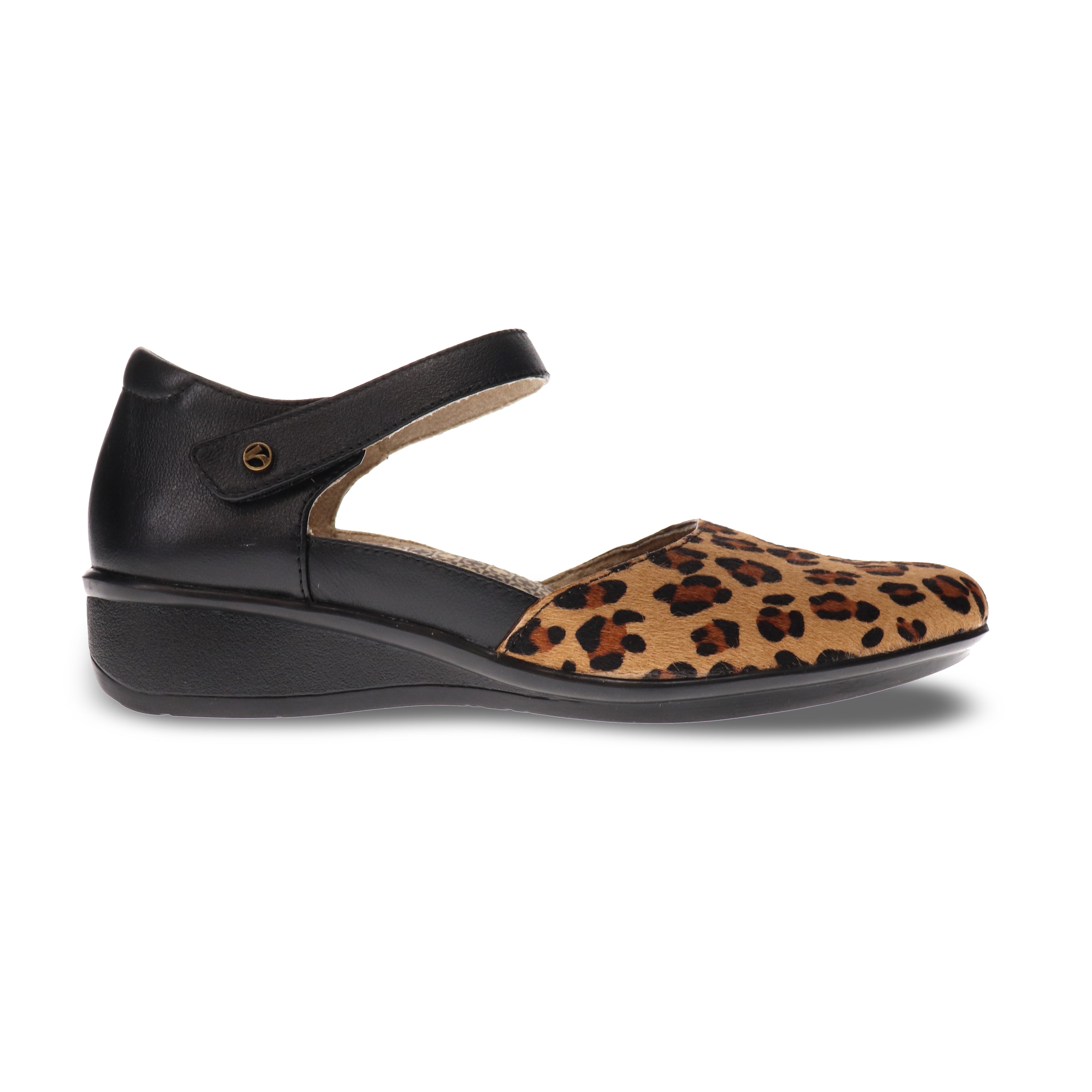 Revere Osaka - Black Leopard - dames mary jane