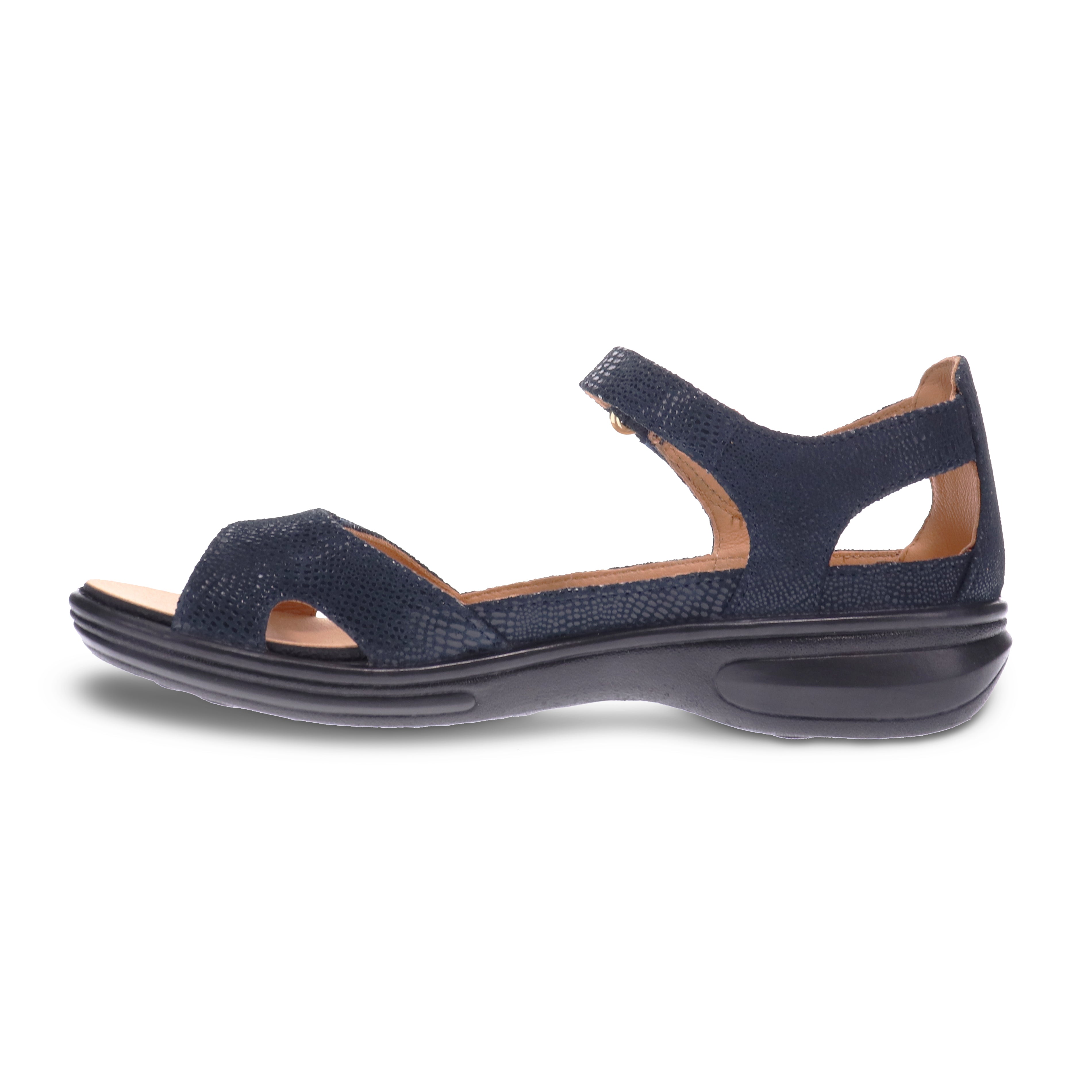 Revere Portofino - Navy Lizard - dames sandaal