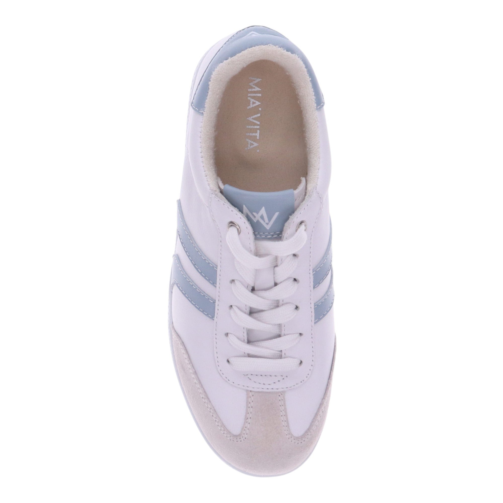 Mia Vita Ramona I - White Blue - dames sneaker