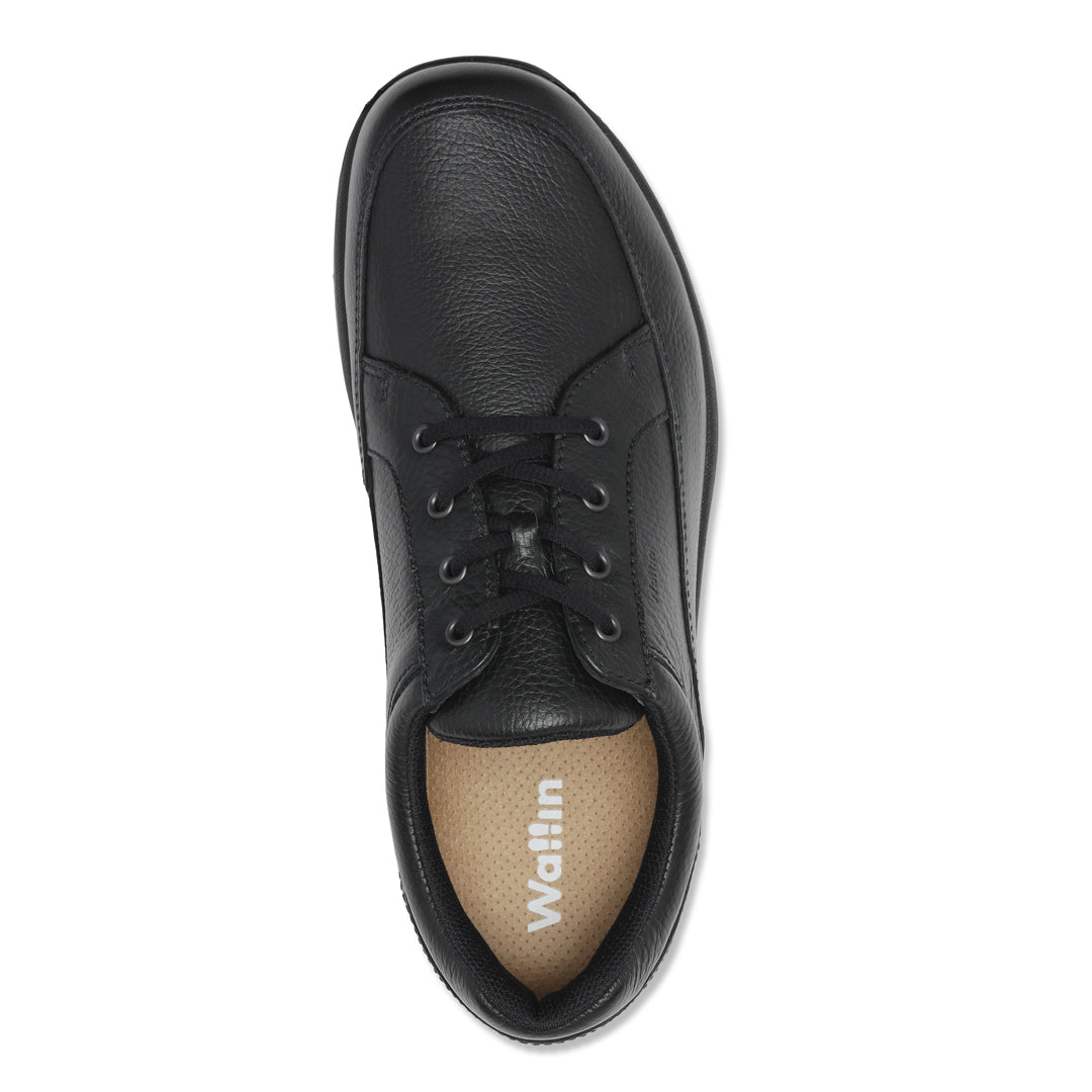 Wallin Otto Flow- leer zwart - heren sneaker