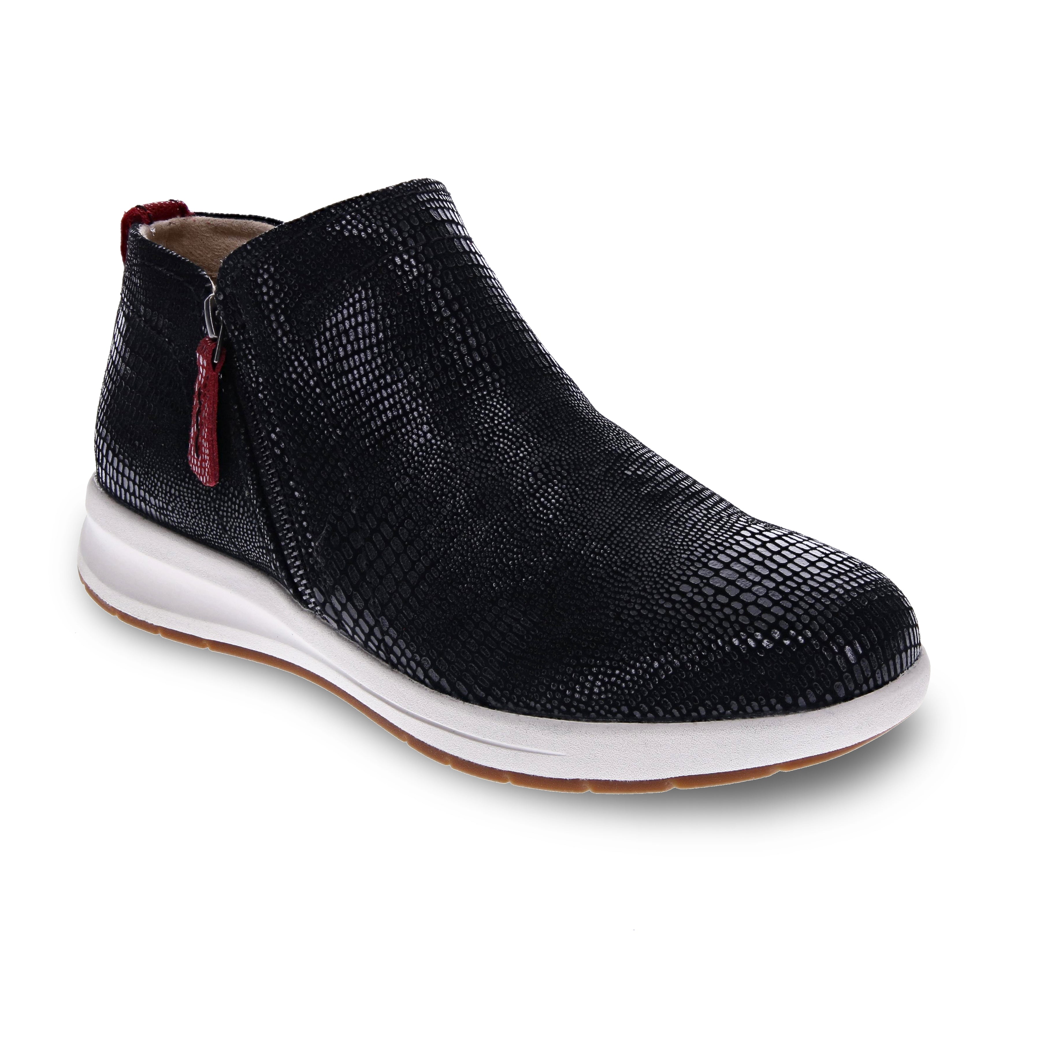 Revere Dublin - Black Lizard - booties
