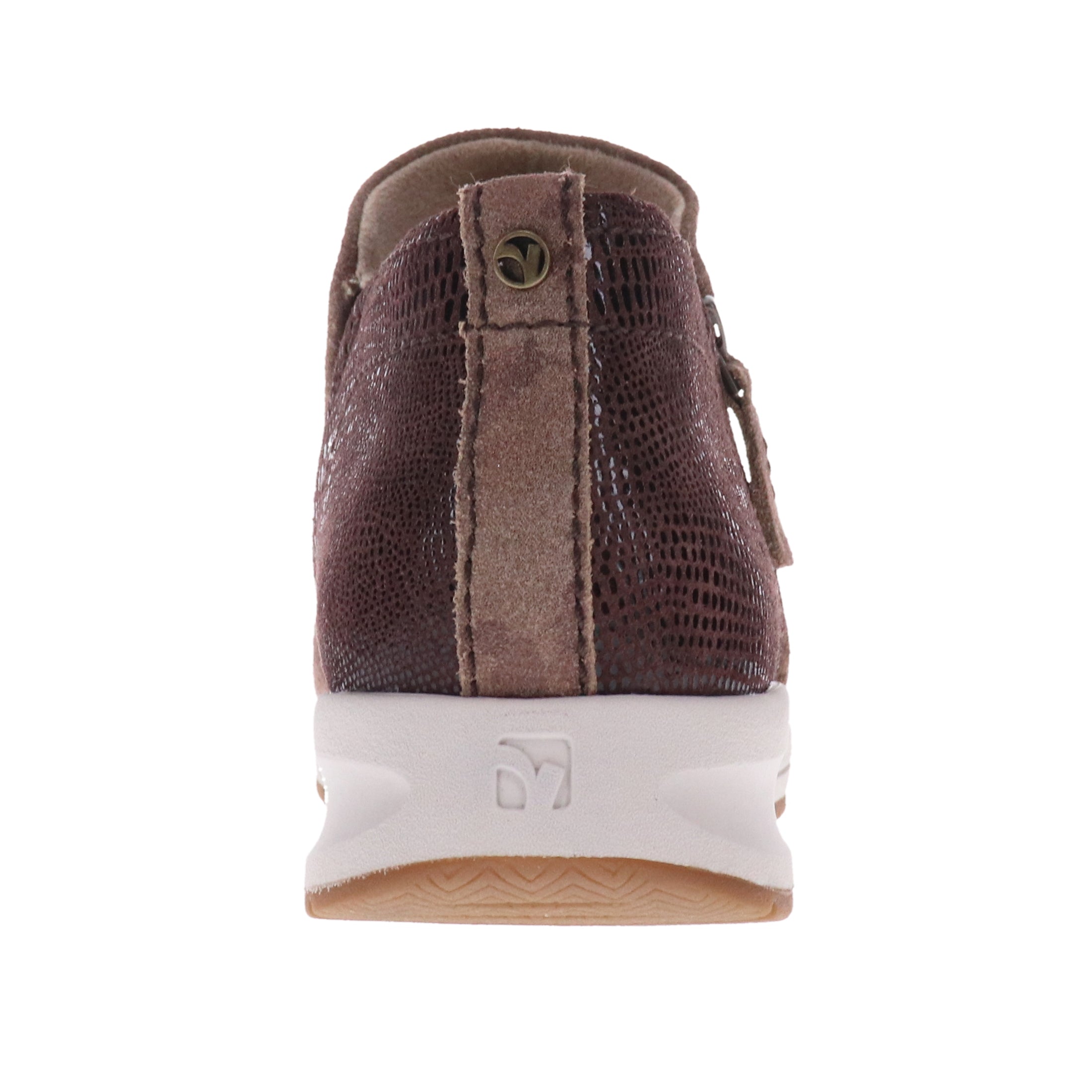 Revere Dublin - Cognac Camo/Espresso Lizard - booties