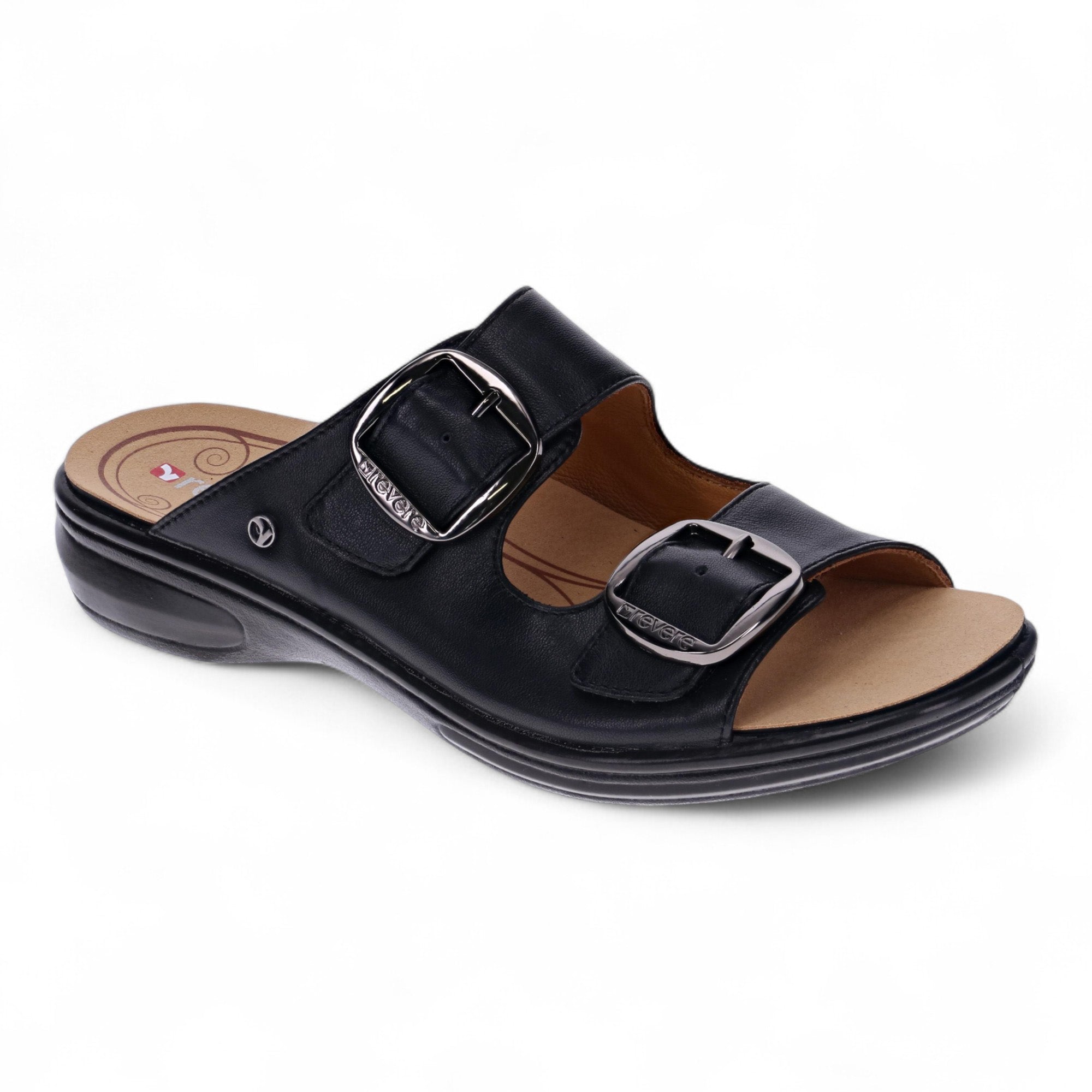 Revere Florence II - Black - dames slipper