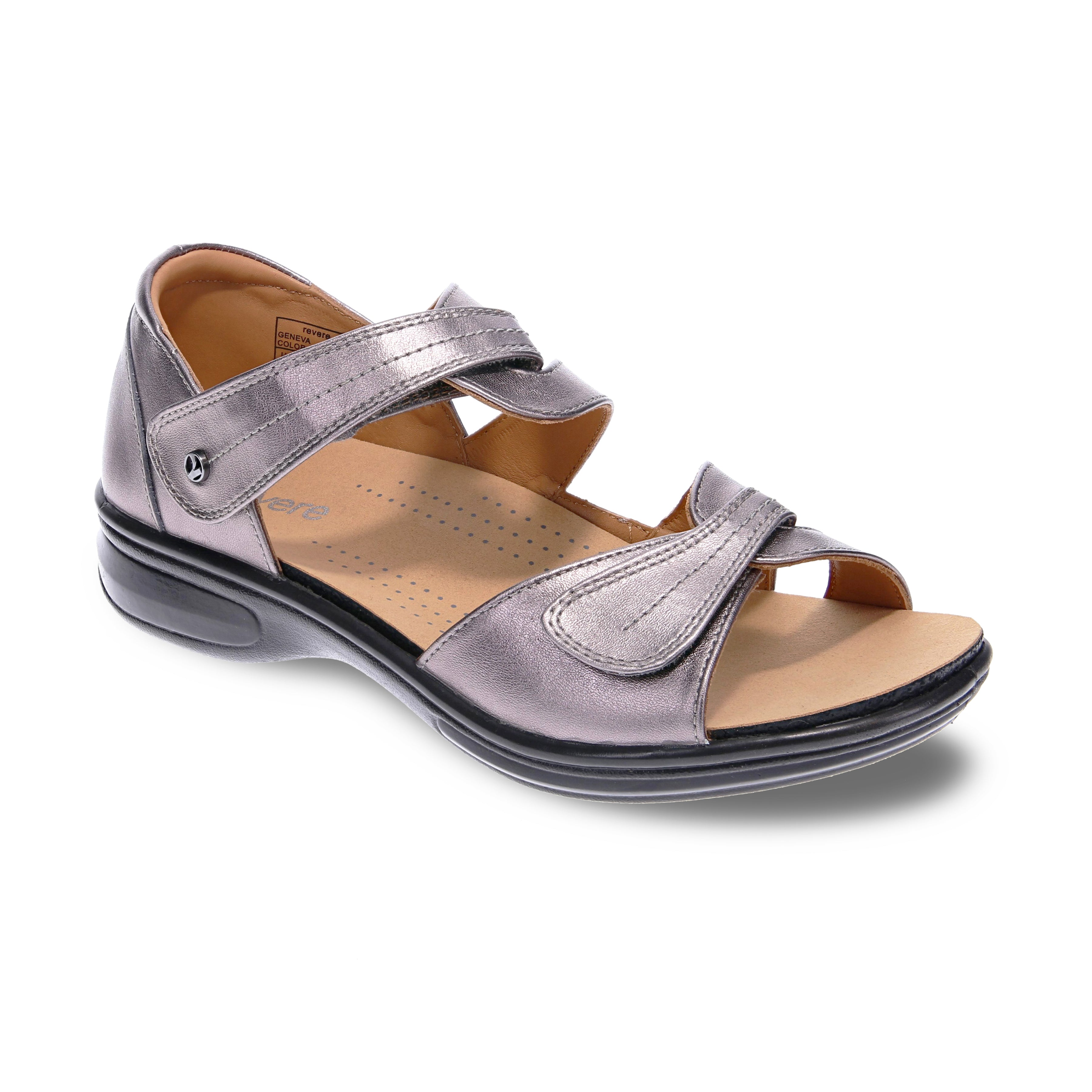 Revere Geneva - Gunmetal - dames sandalen