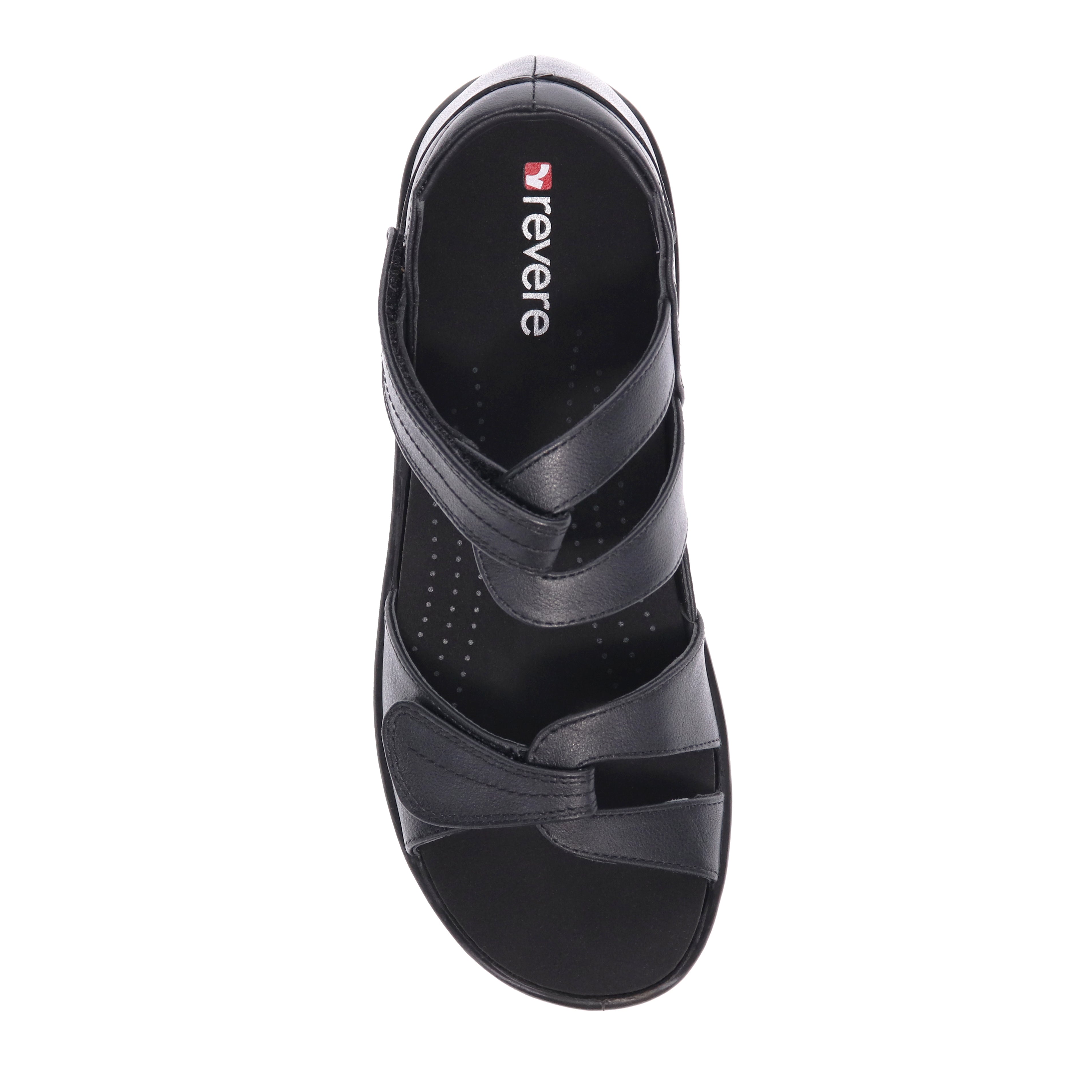 Revere Geneva - Black - dames sandaal