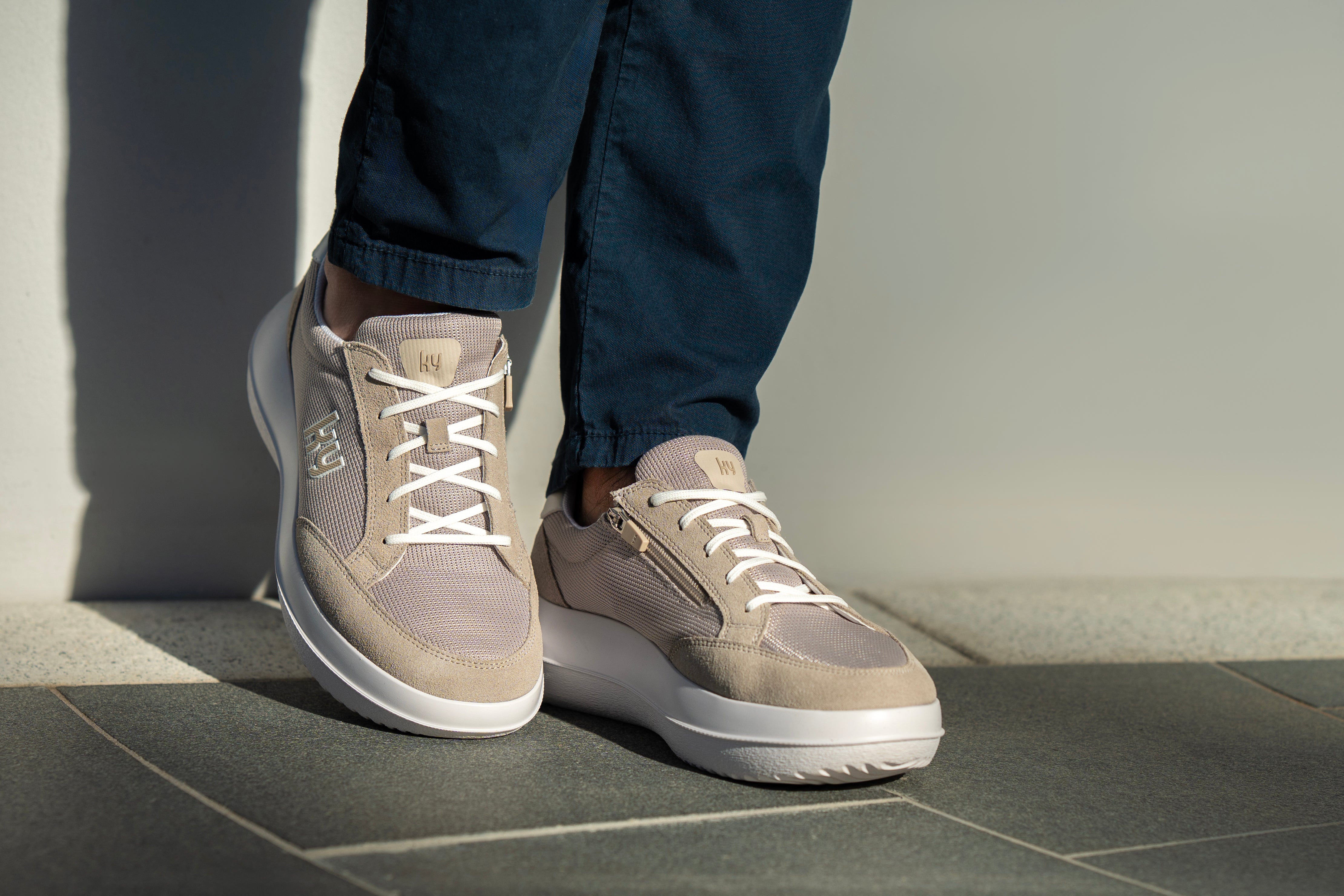 Kybun schoen - Burgdorf Beige - Heren Sneaker