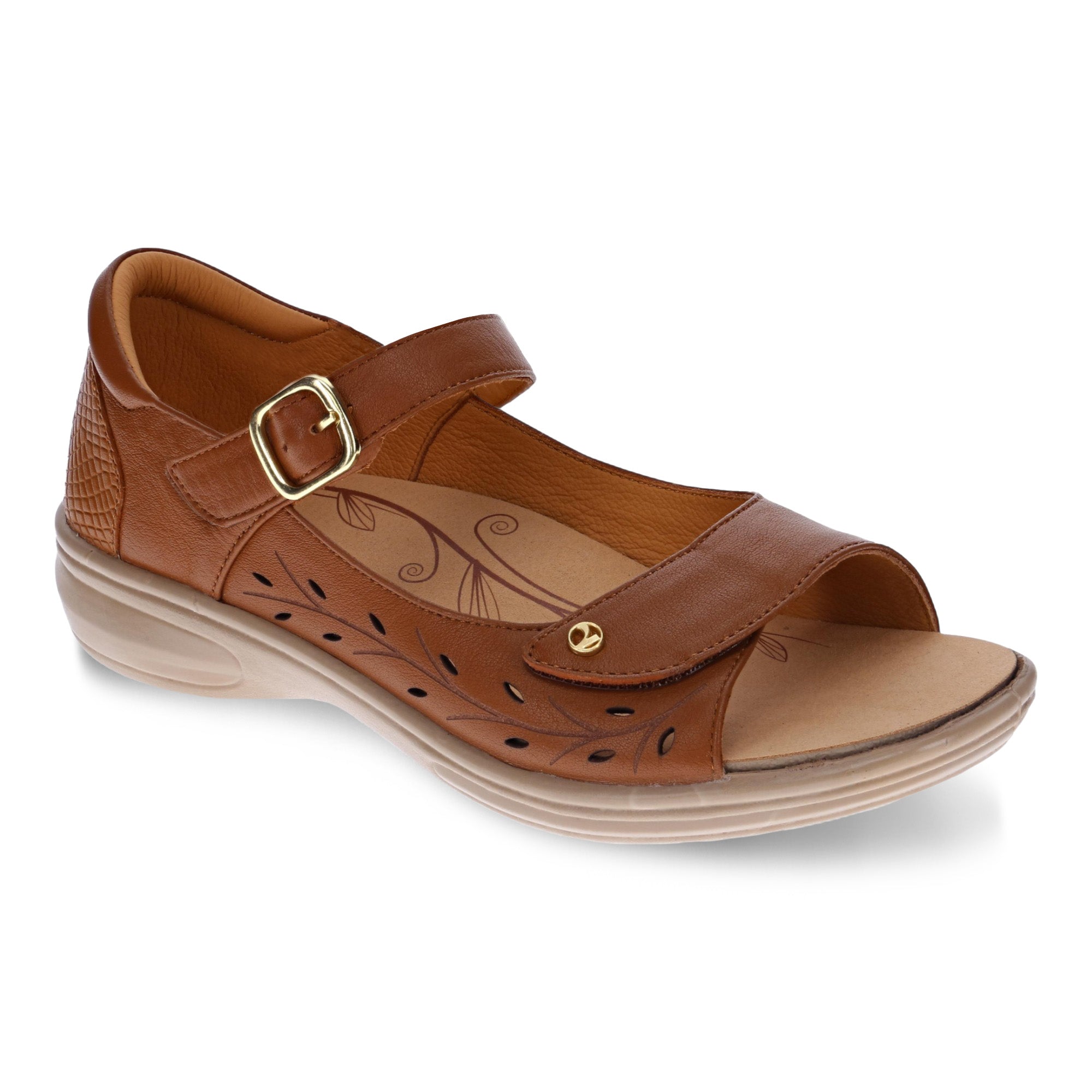 Revere Lagos - Tan - dames sandaal