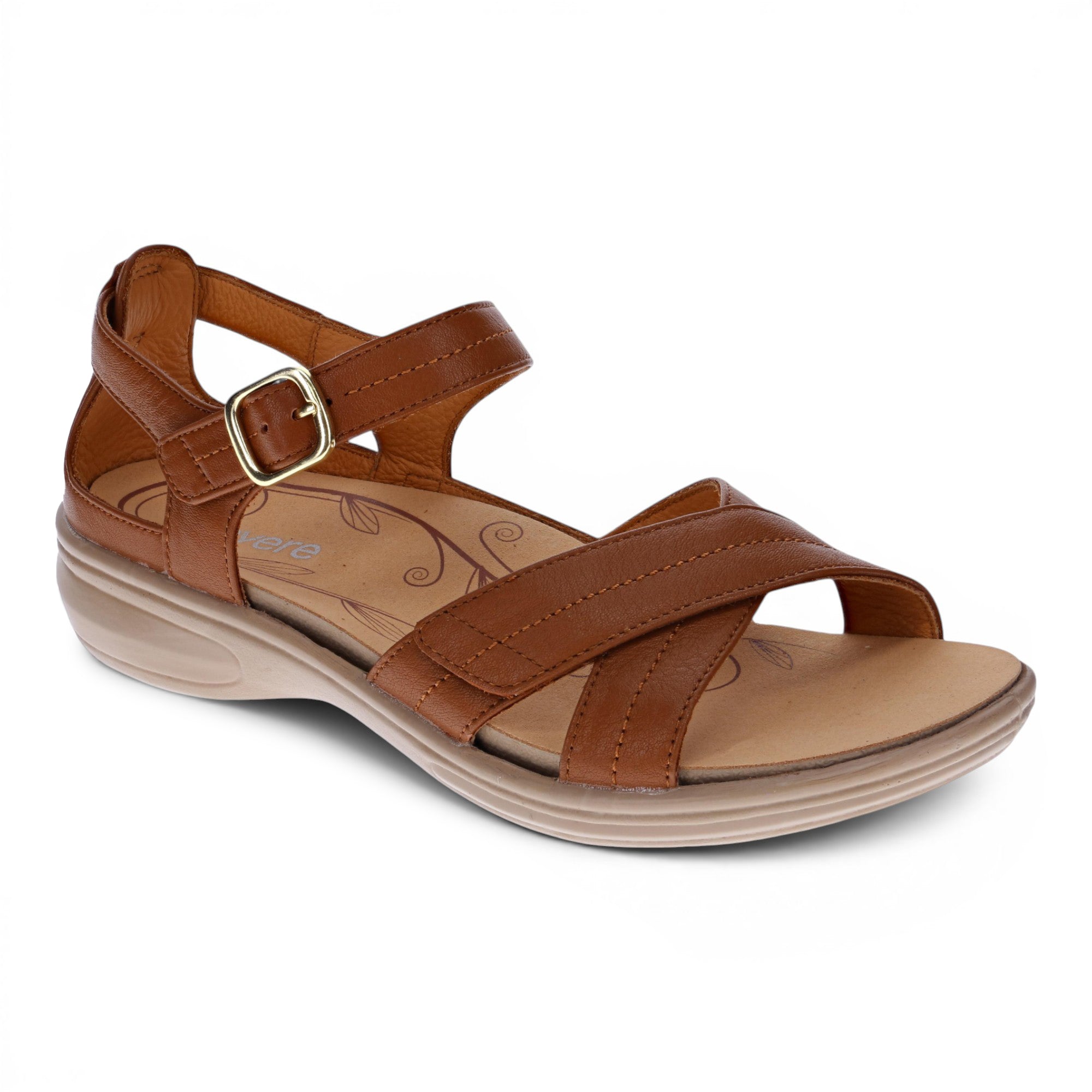 Revere Lucea - Tan - dames sandaal