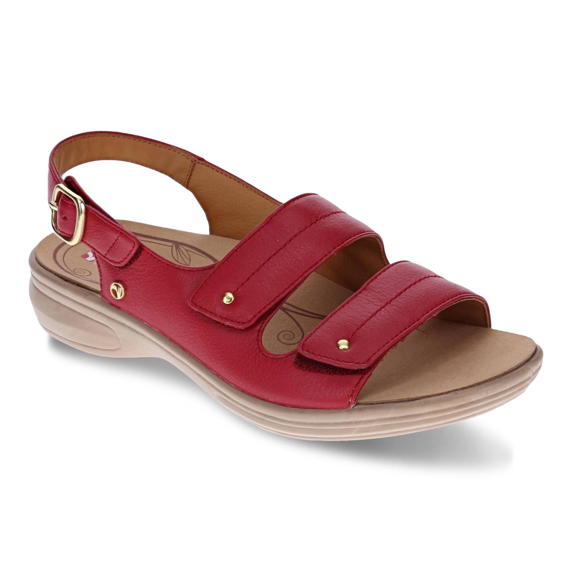 Revere Manilla - Ruby Red - dames sandaal