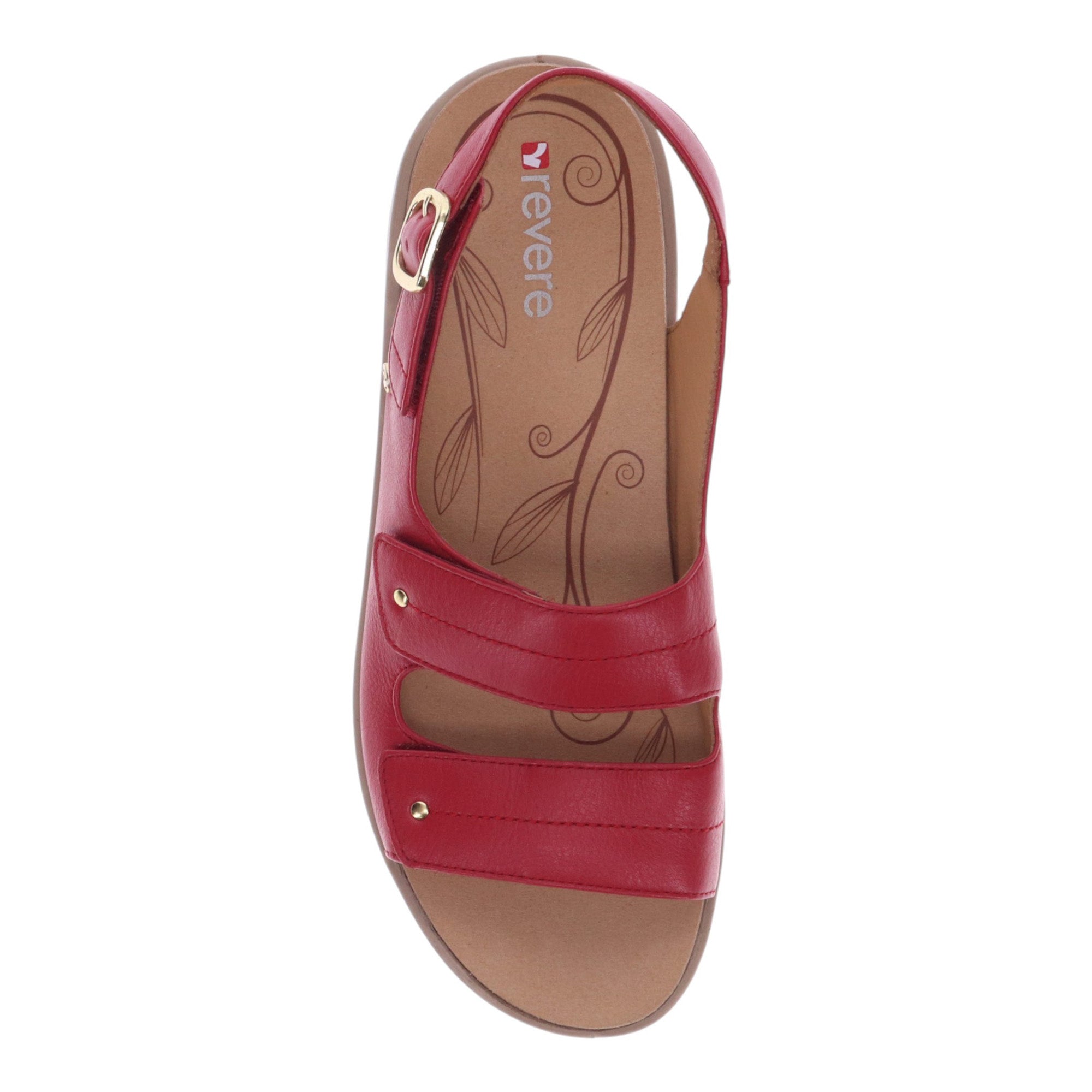 Revere Manilla - Ruby Red - dames sandaal