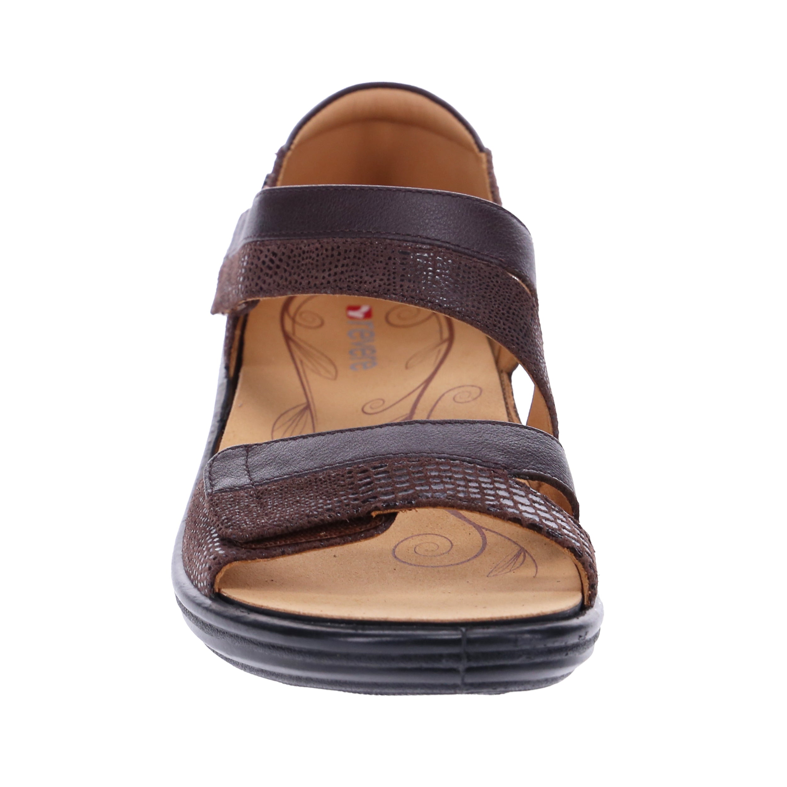 Revere Mauritius - Espresso - dames sandaal