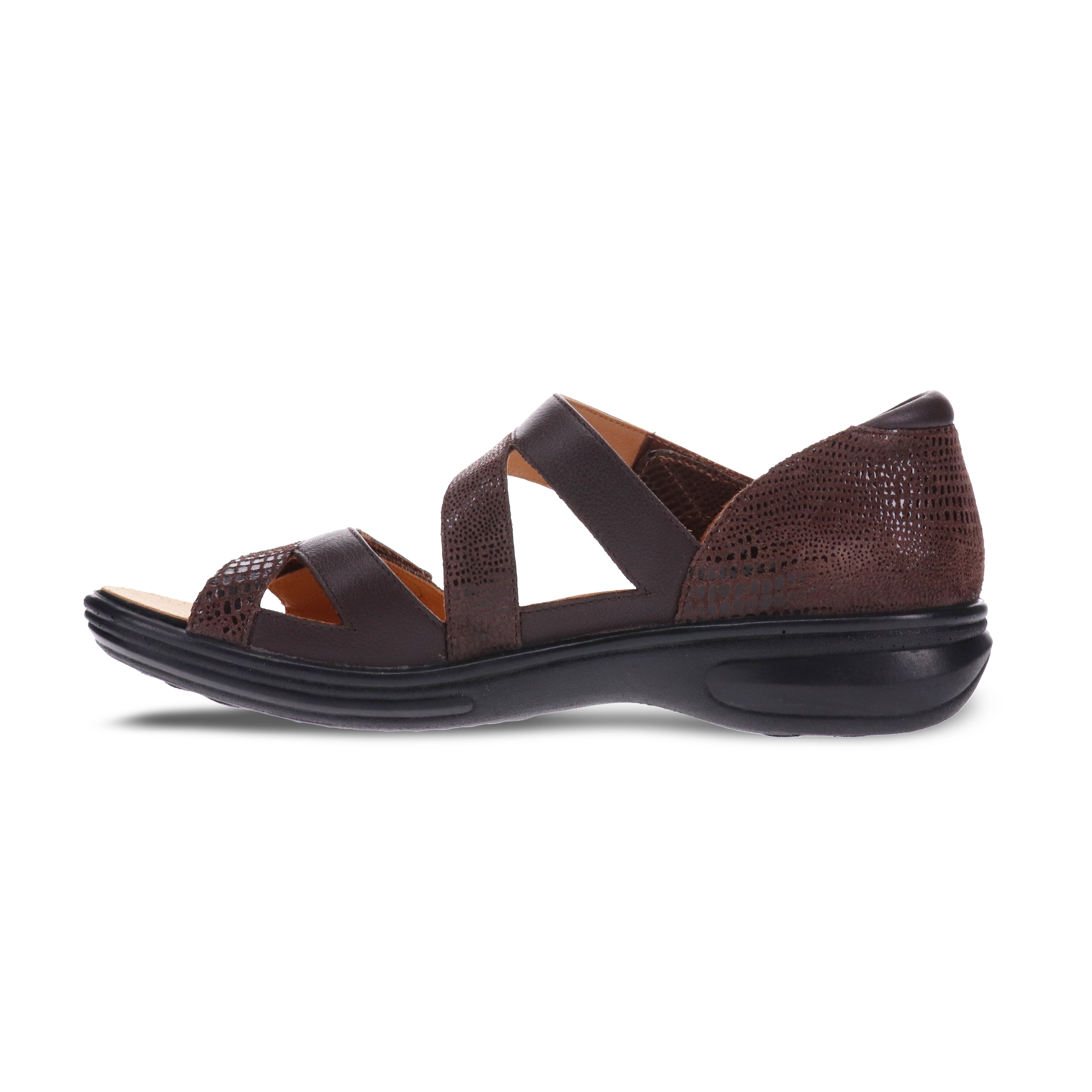 Revere Mauritius - Espresso - dames sandaal