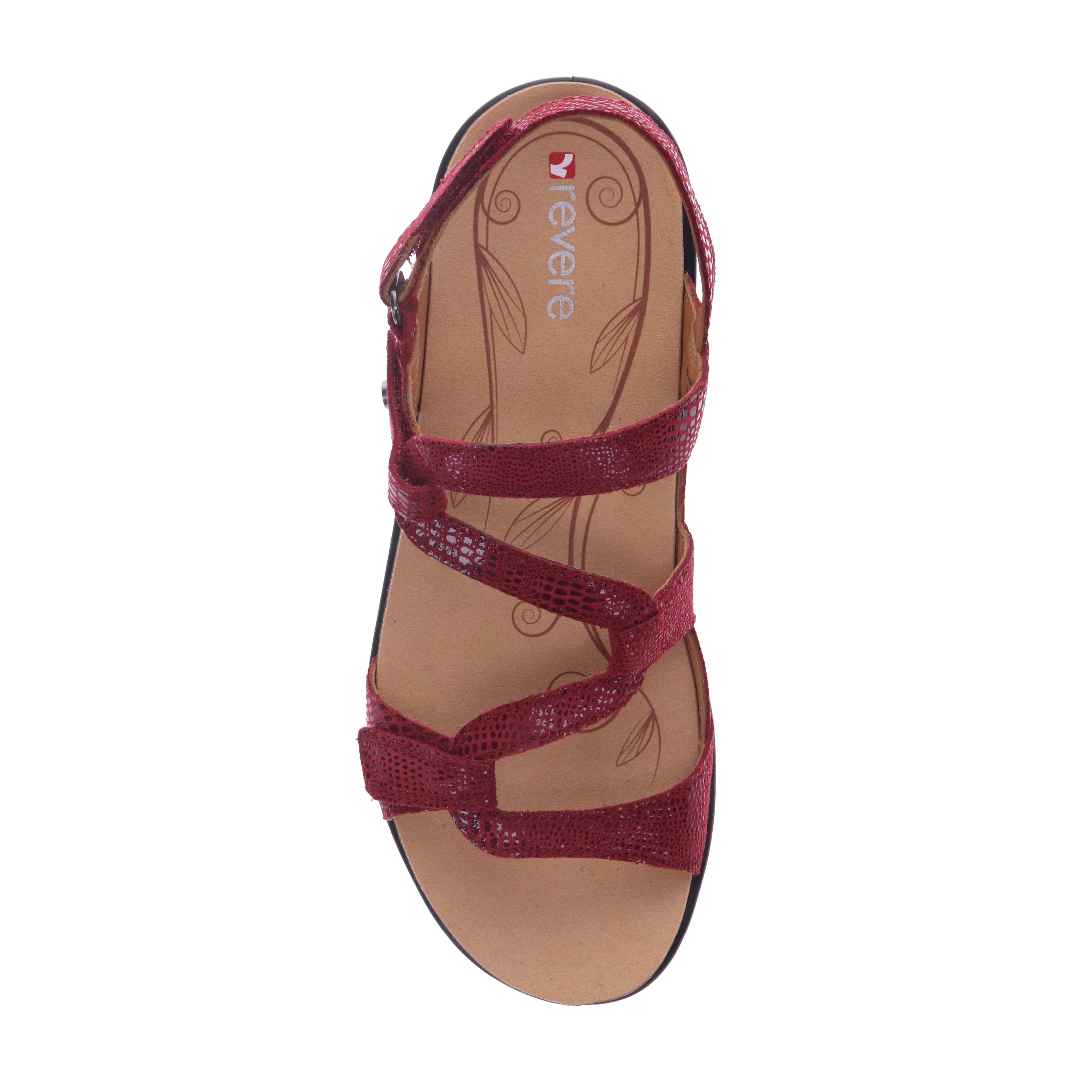 Revere Emerald - Cherry Lizard - dames sandaal