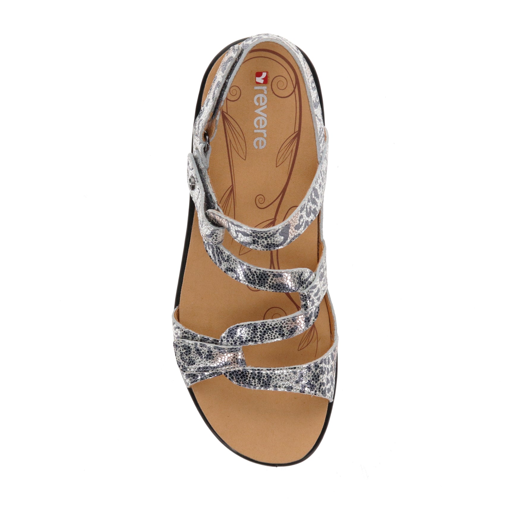 Revere Emerald - Silver Safari - dames sandaal