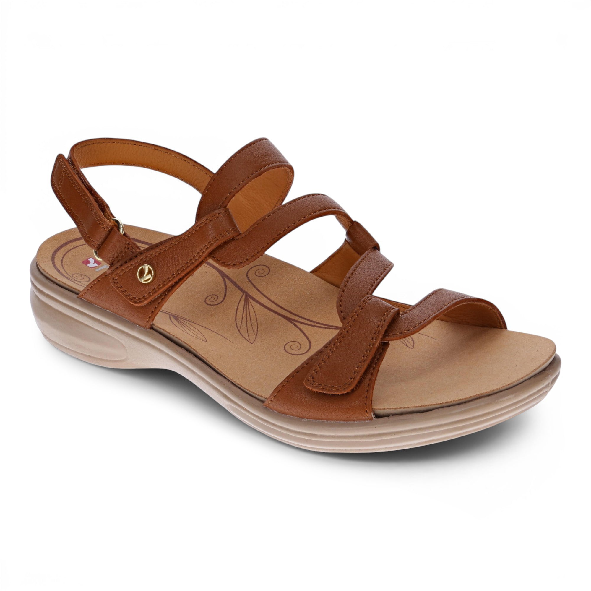 Revere Emerald - Tan - dames sandaal