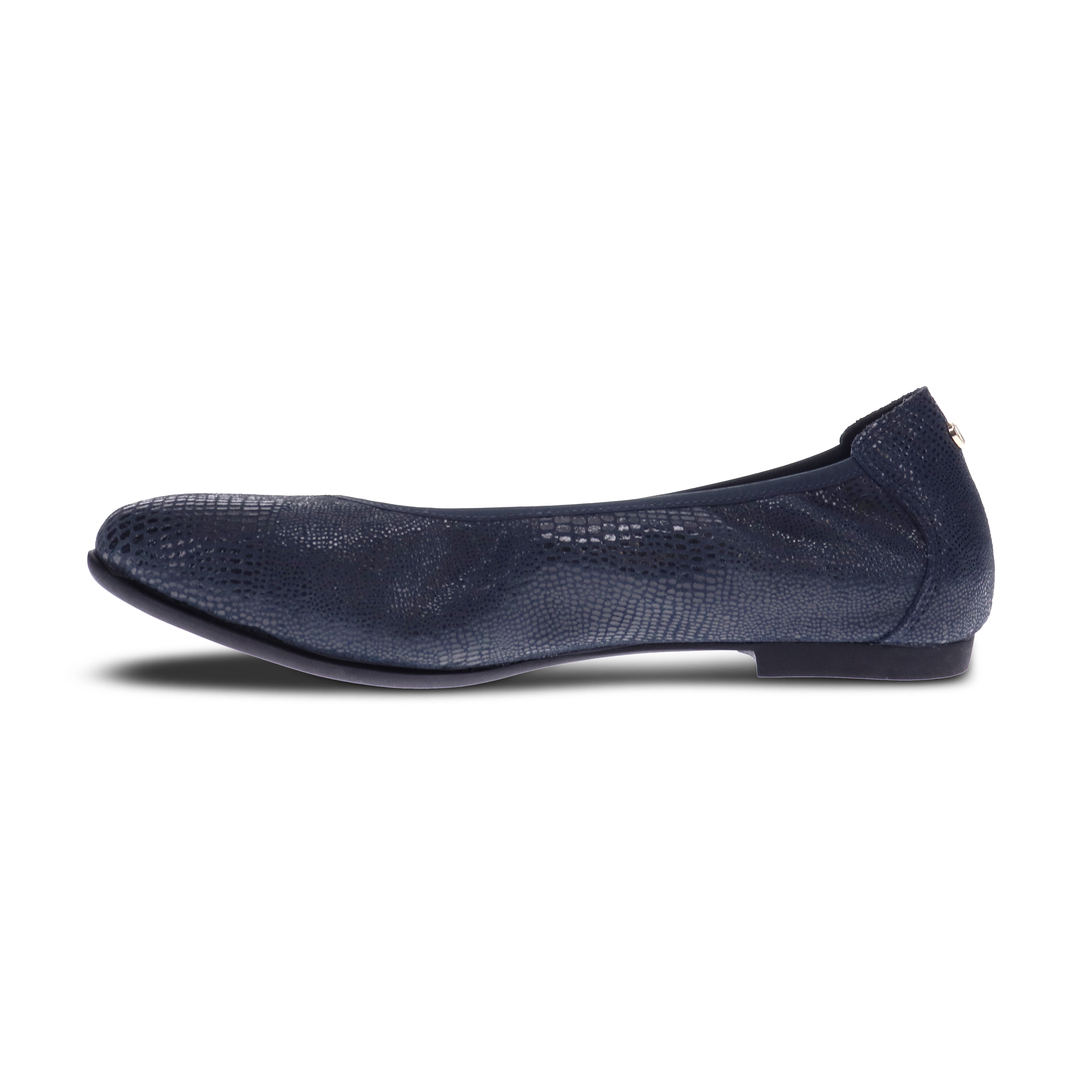 Revere Nairobi - Navy Lizard - dames ballerina