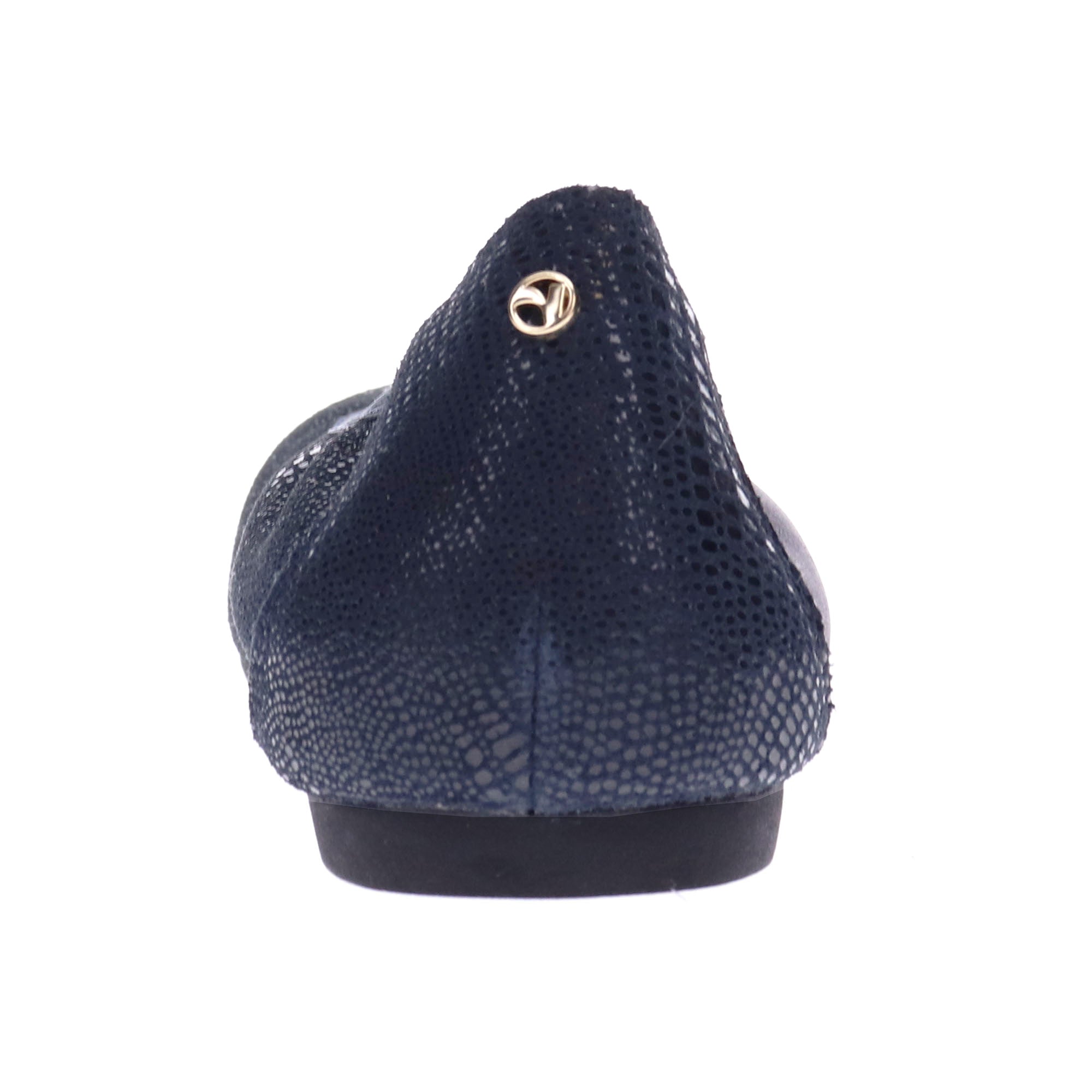 Revere Nairobi - Navy Lizard - dames ballerina