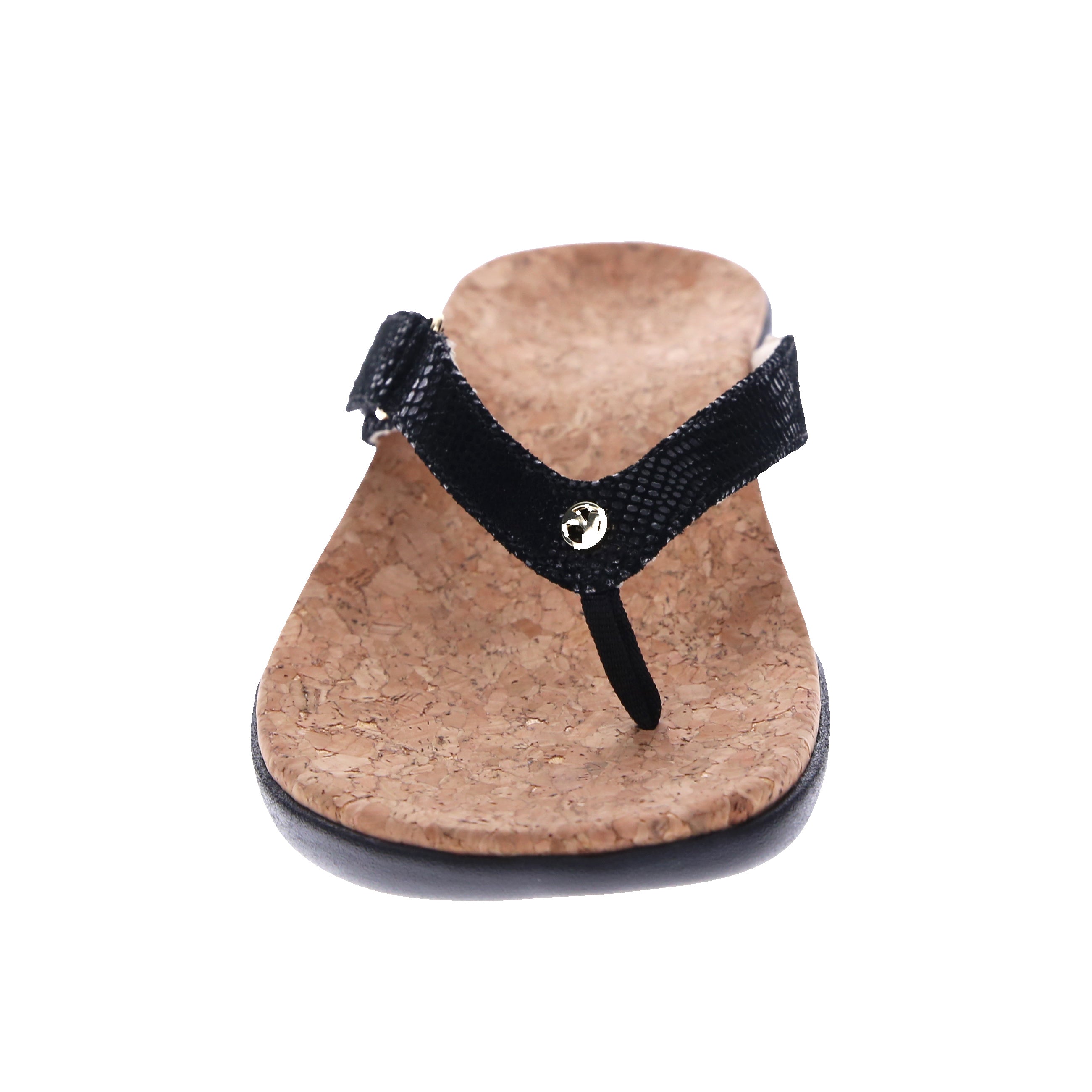 Revere Napoli - Black Lizard - dames teenslipper