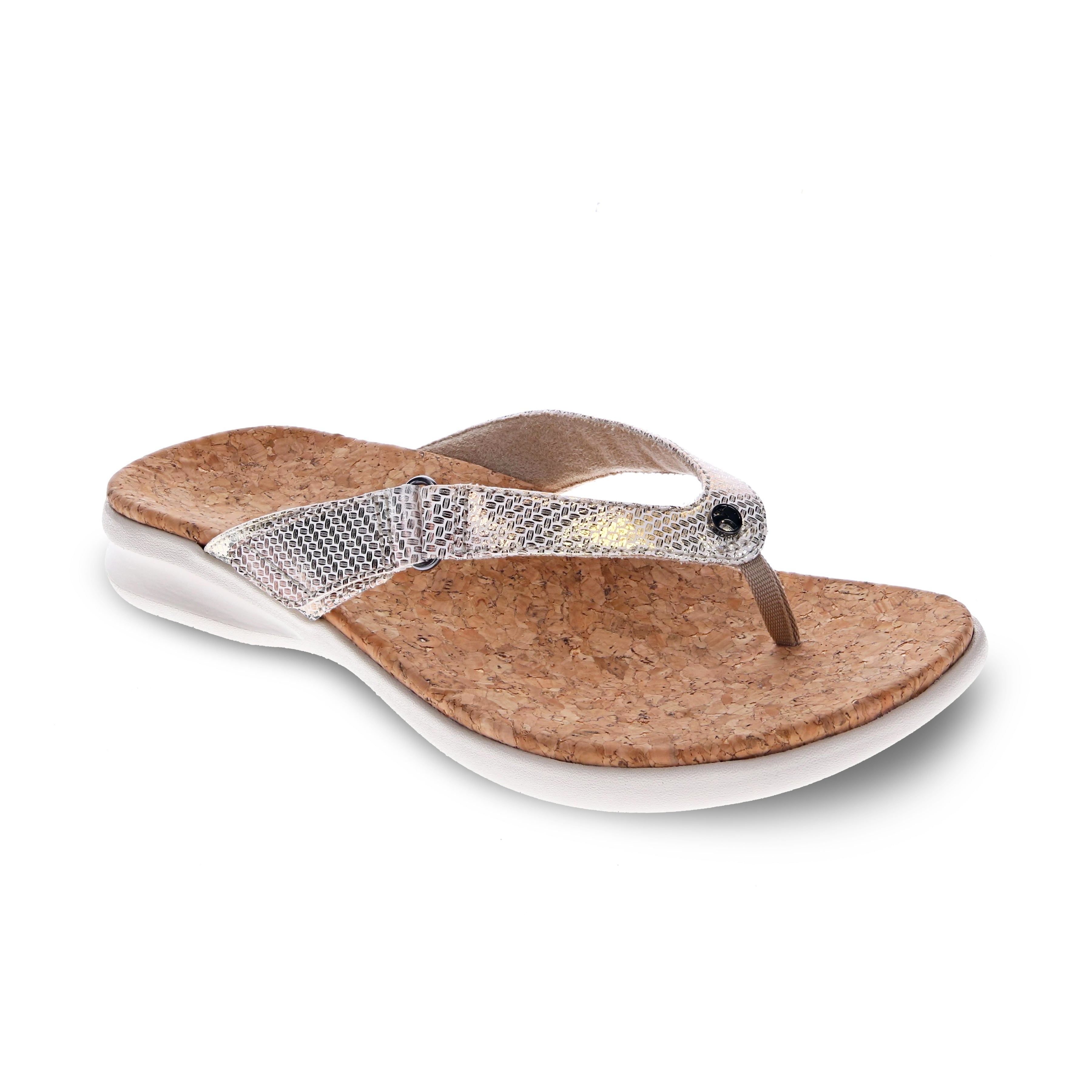 Revere Napoli - Metallic Interest - dames teenslipper