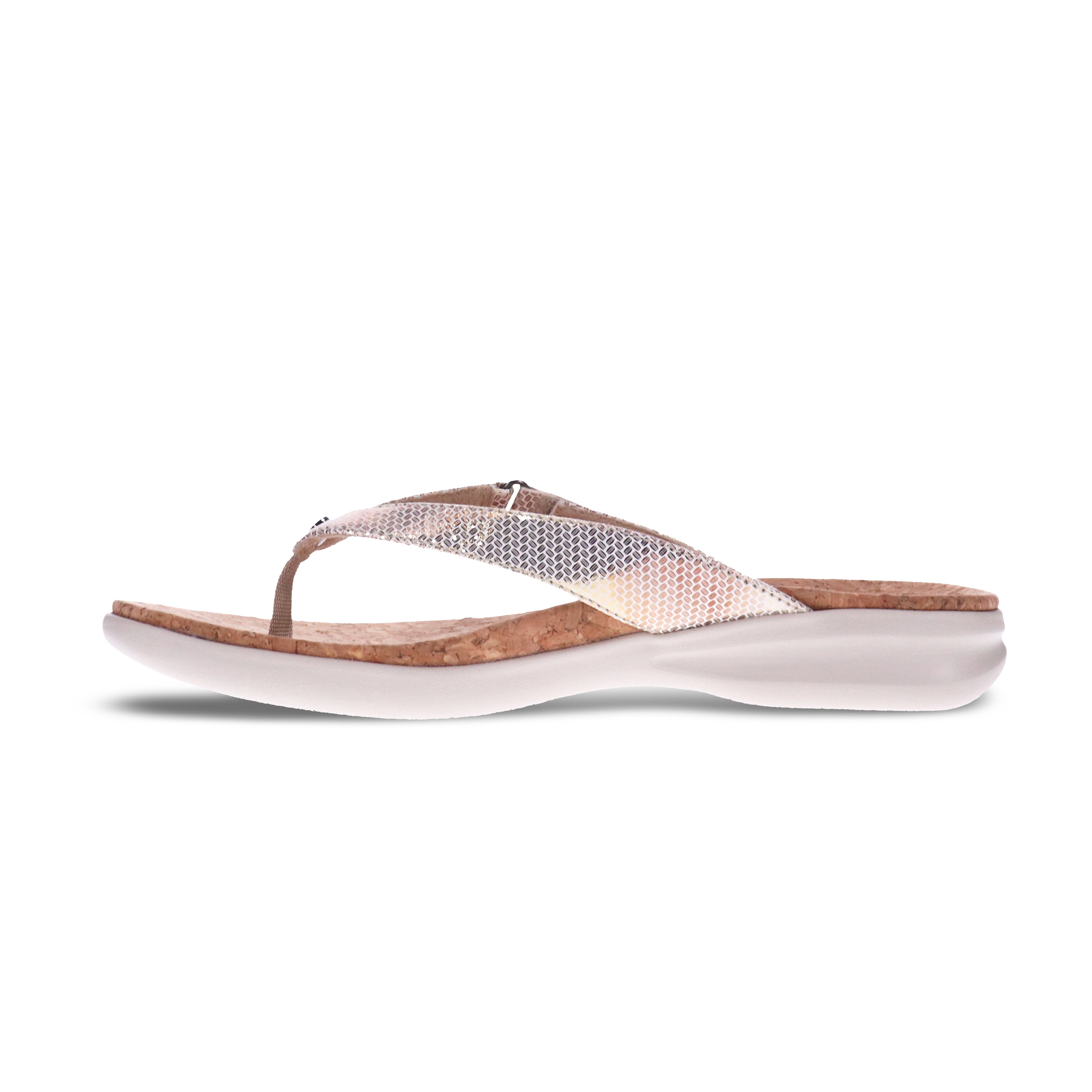 Revere Napoli - Metallic Interest - dames teenslipper