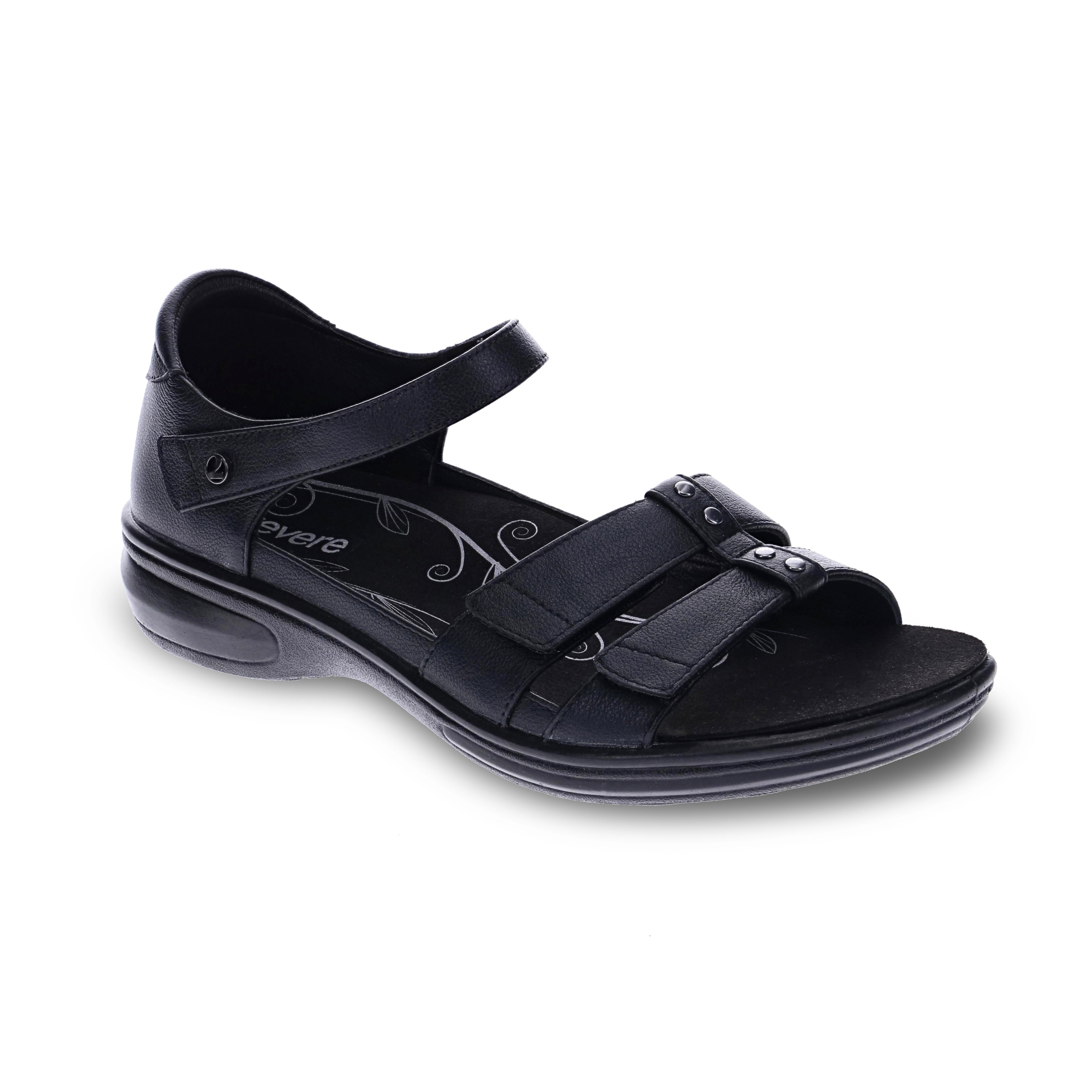 Revere Negara - Black - dames sandaal