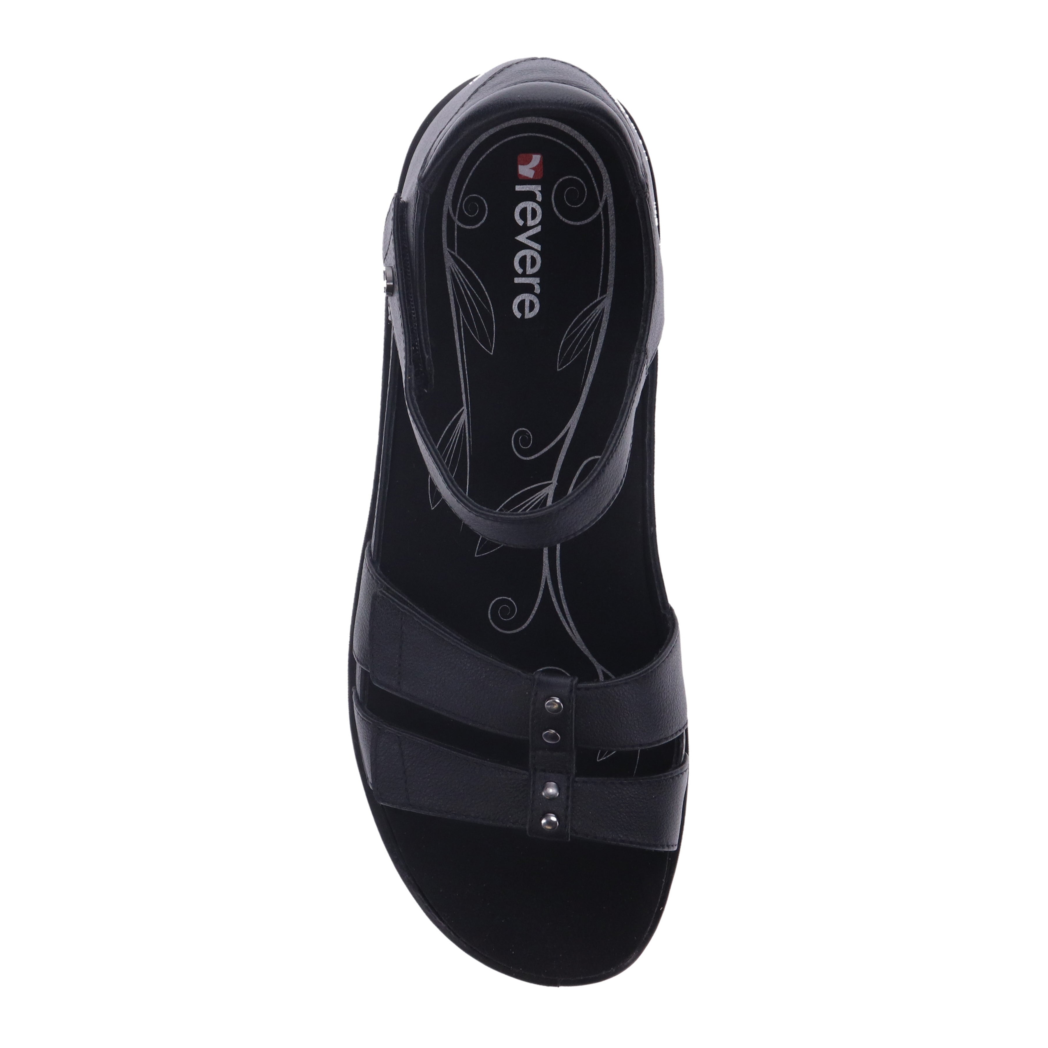 Revere Negara - Black - dames sandaal