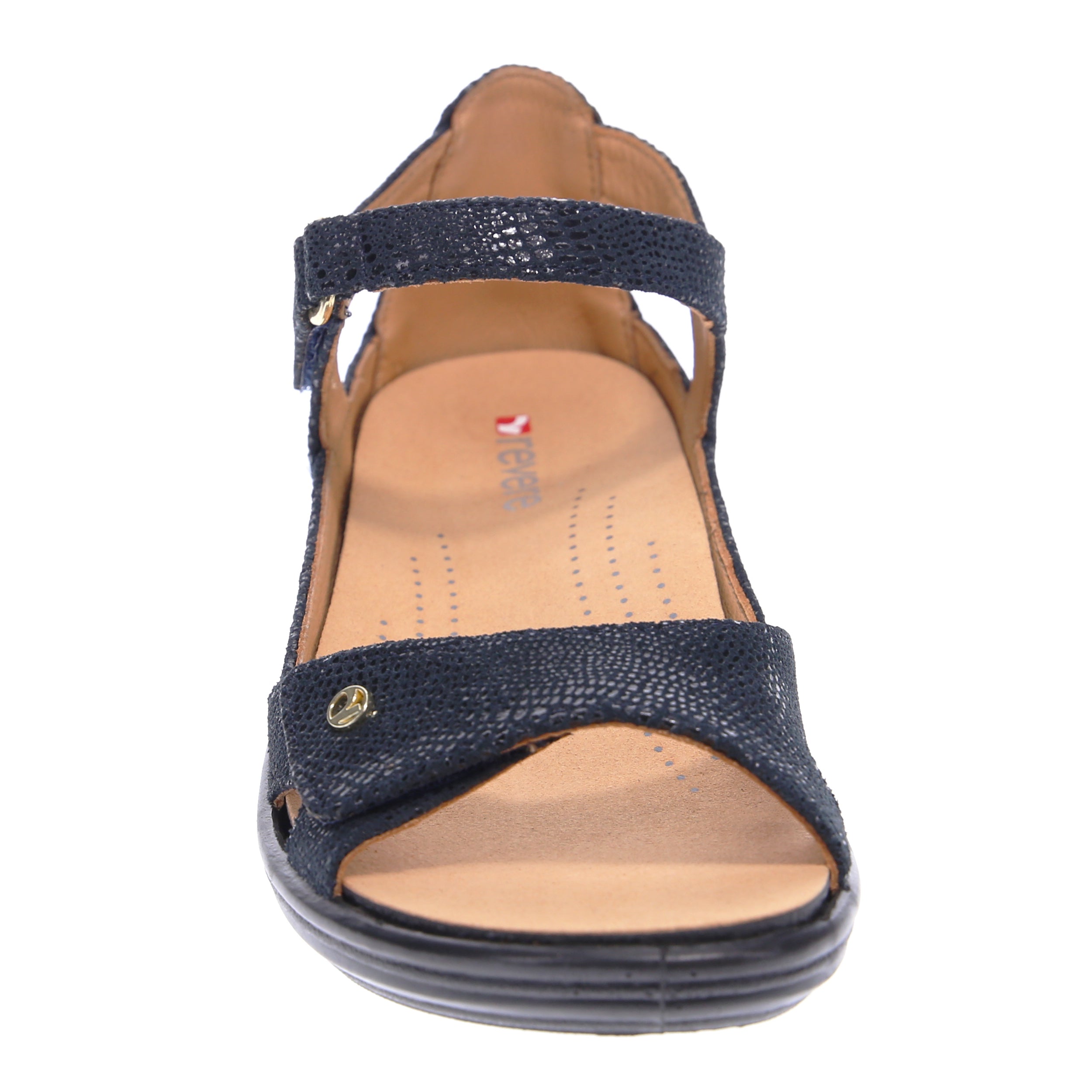 Revere Portofino - Navy Lizard - dames sandaal